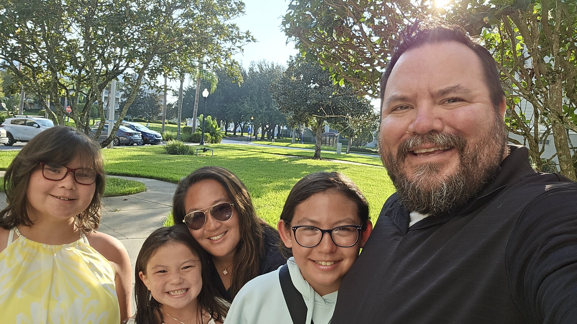 Dominic Franchi with family